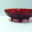 RR15-3&4-RUBY RED LARGE OVAL FRUIT BOWL-$79.95 EA.  SALE $49.95 EA. + S&H & INS.